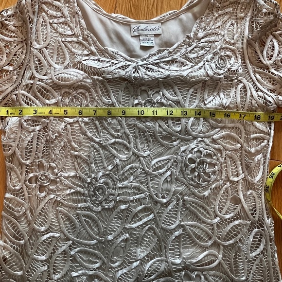 Soulmates silk 2 piece hand made stunning embroidered top and skirt - Picture 3 of 5